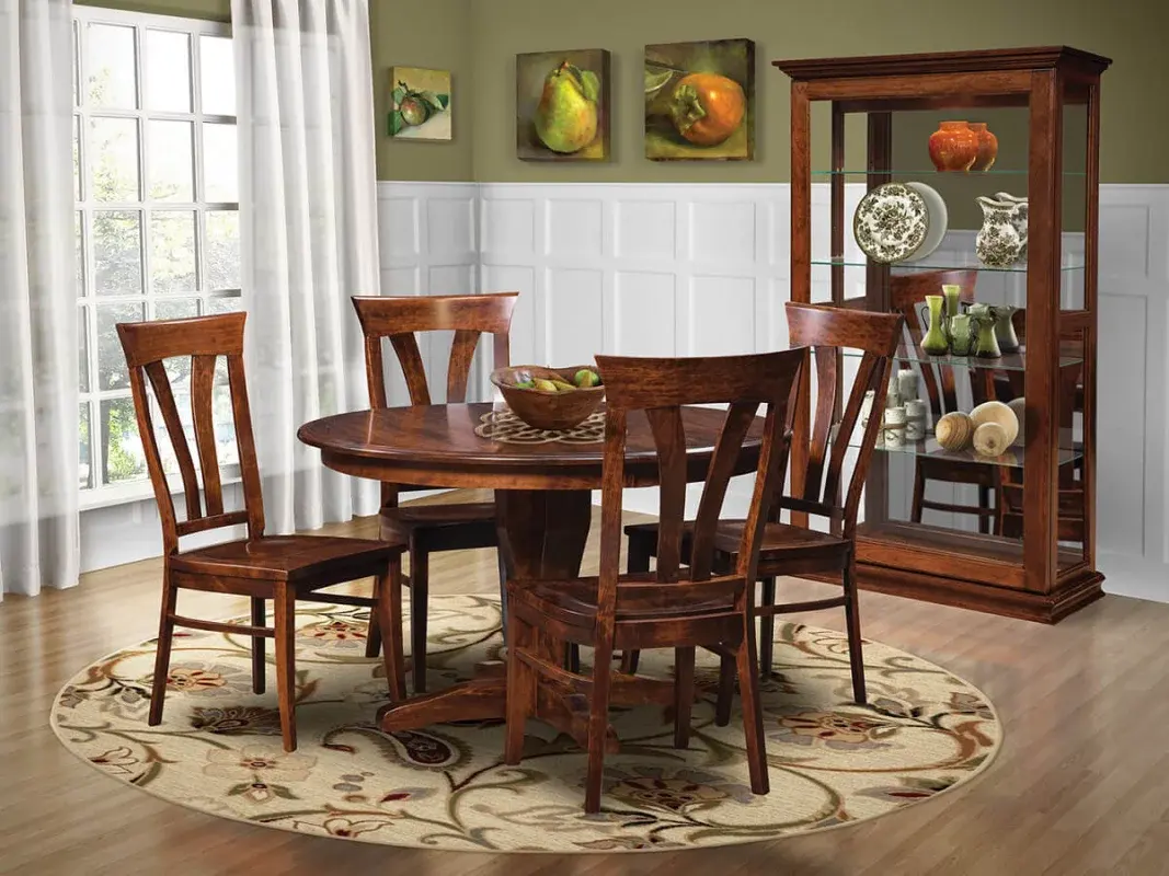 42 Inch Round Dining Tables: 14 Amish-Made Picks