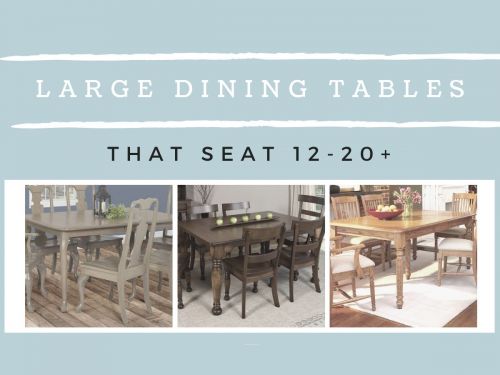 extra large dining room tables