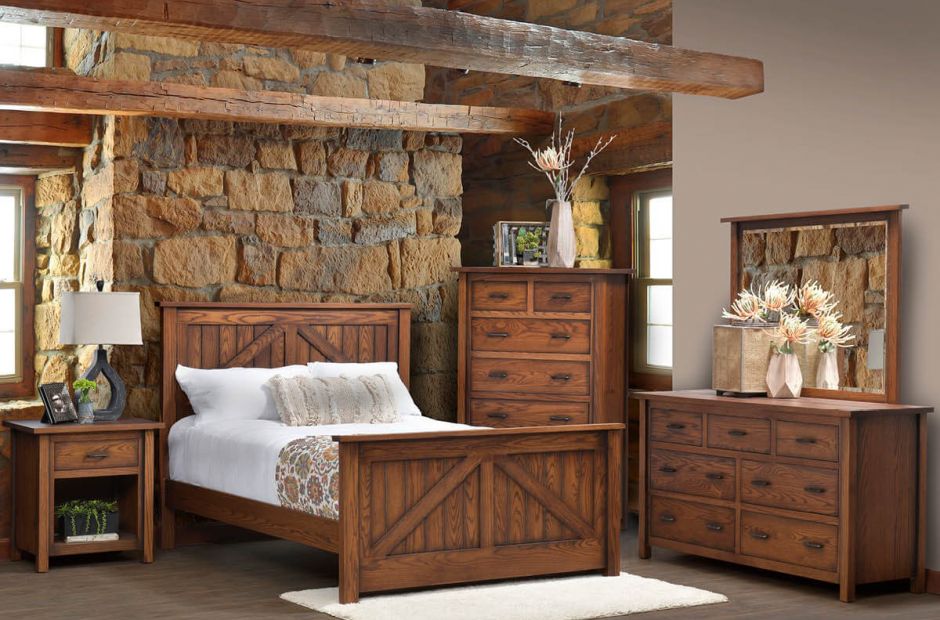 owasso solid oak bedroom furniture
