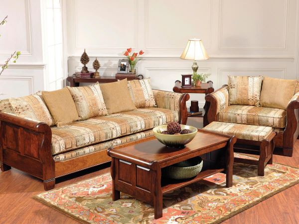 Wateridge Solid Cherry Living Room Set - Countryside Amish Furniture