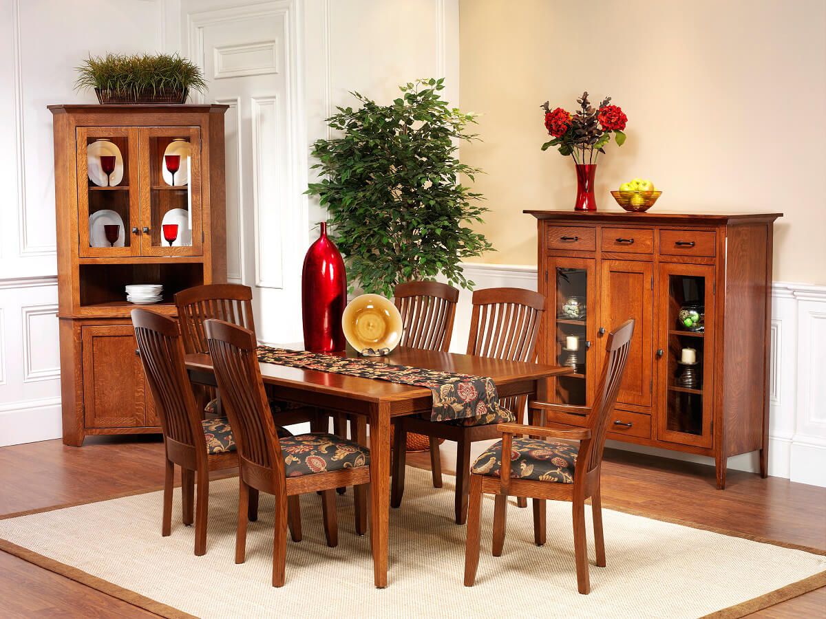 shaker style dining room hutch