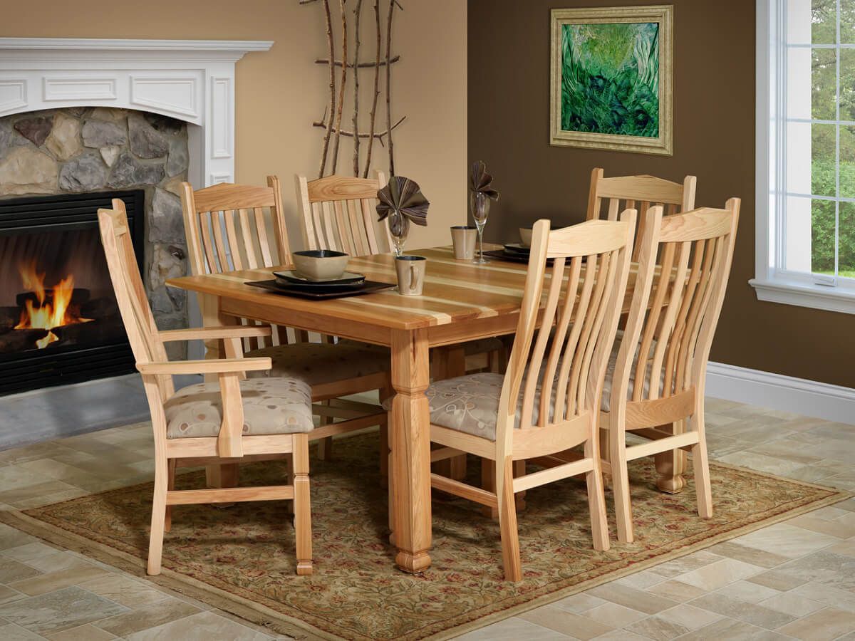 hickory dining room set