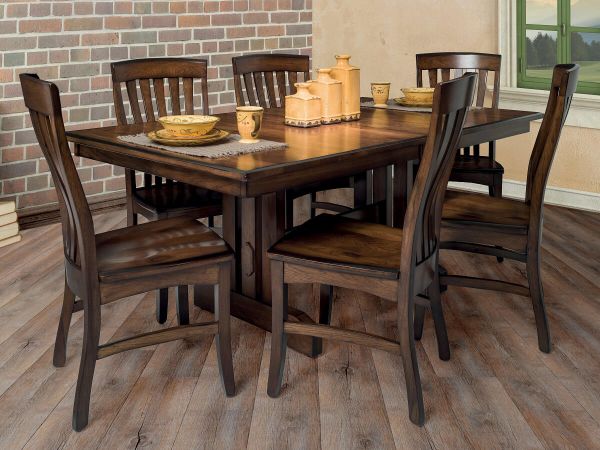 Amish Made Dining Room Table And Chairs