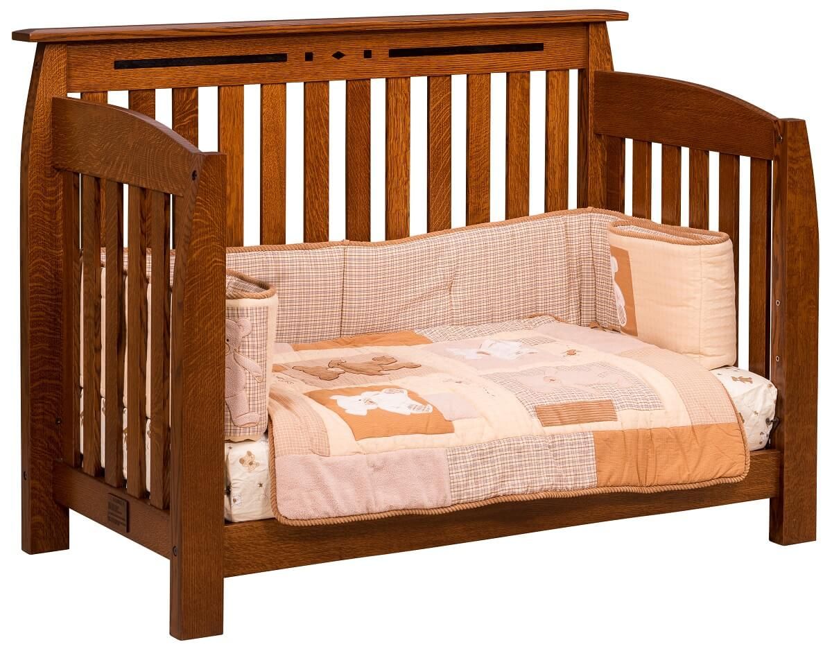 mission style daybed crib mattress