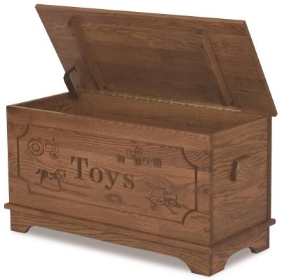 solid wood toy box