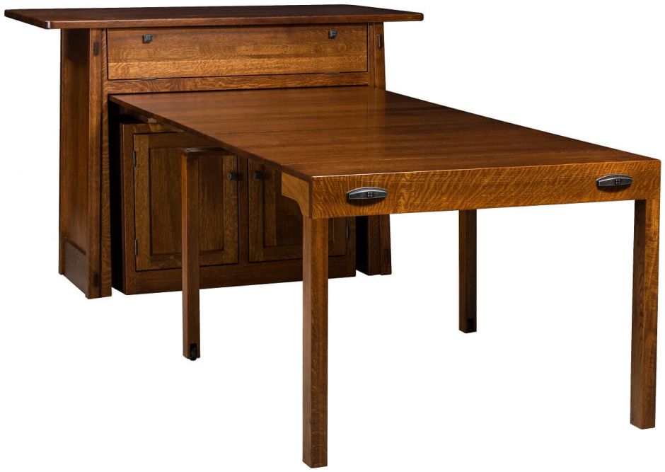 Folding Murphy Style Dining Room Table