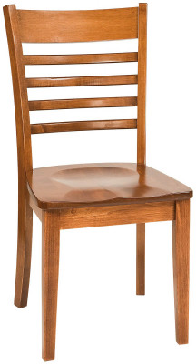 Amish Colonist Ladder Back Chairs - Countryside Amish Furniture