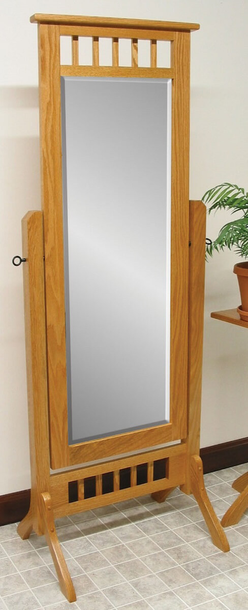 Kali Stand Up Floor Mirror - Countryside Amish Furniture