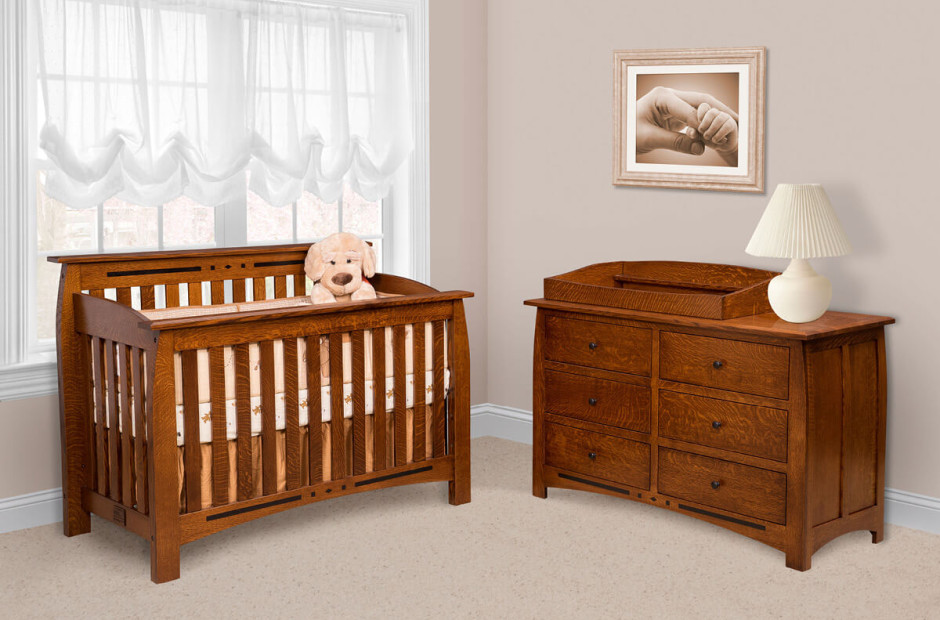 Newborn Bassinet Cribs & Baby Changing Tables