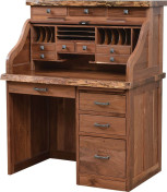 Roll Top Desks - Solid Wood Countryside Amish Furniture