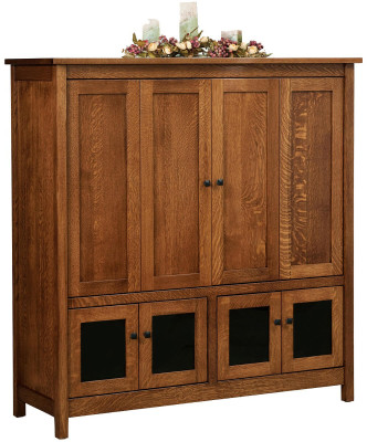 Tall Storage Cabinet with Drawers - NextGen Furniture, Inc.