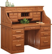Roll Top Desks - Solid Wood Countryside Amish Furniture