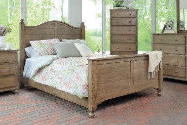 Handmade Amish Bed Frames, Wood - Twin, Queen & King