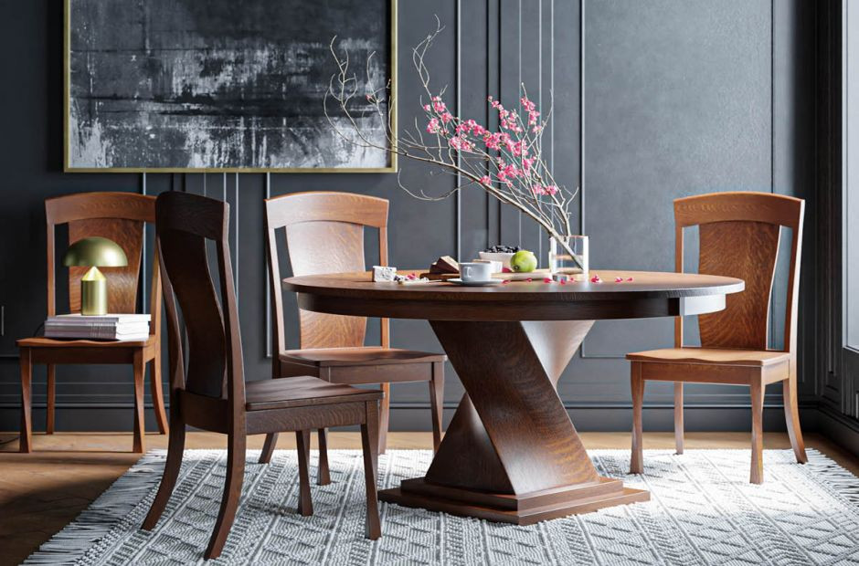 Dining Table furniture High Tall Oak Arm Chair